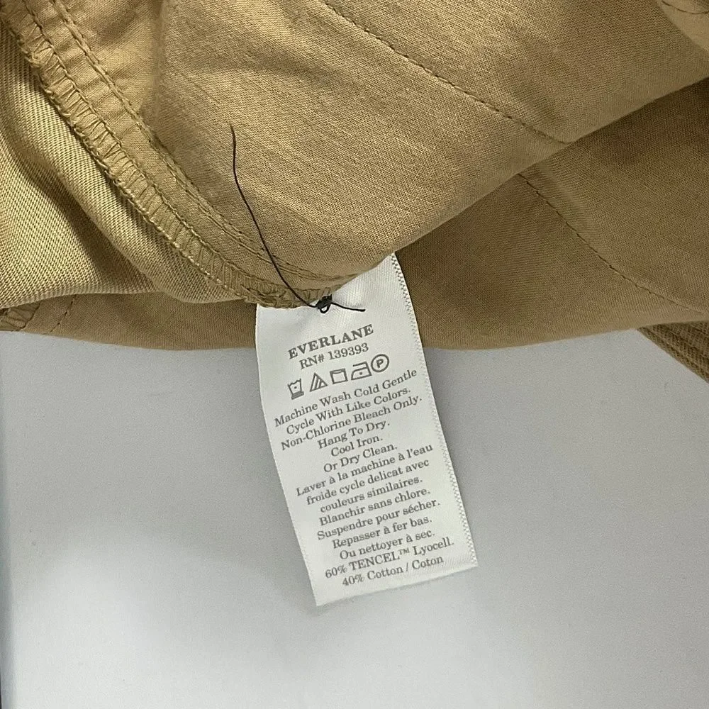 Everlane Tan Wide Leg Pants - Picture 8 of 9